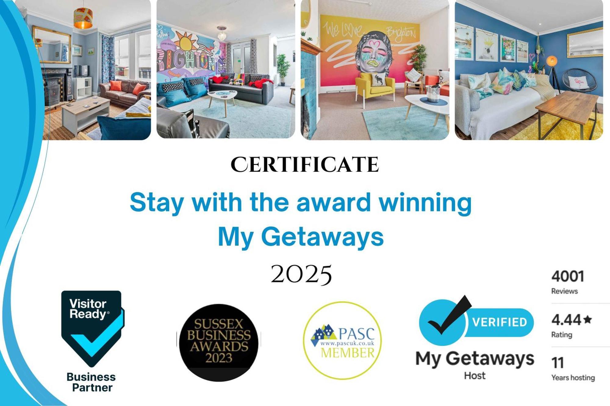 Golden Sunset House With Free Parking By My Getaways Villa Brighton Luaran gambar
